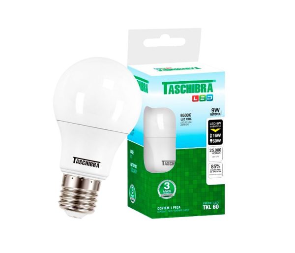 Lâmpada Taschibra Led 9,0w = 60w Branca