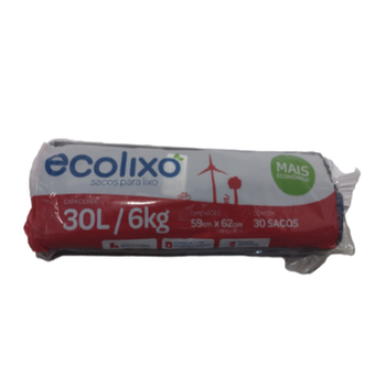 Saco Eco Lixo Mais Econômico 30lts C/30 Sacos
